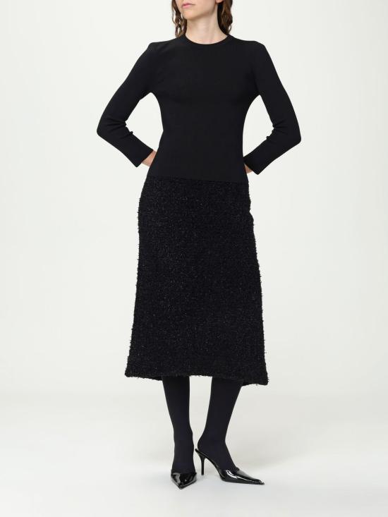 25SS 발렌시아가 긴팔 티셔츠 793613T5215 1000 Black - BALENCIAGA