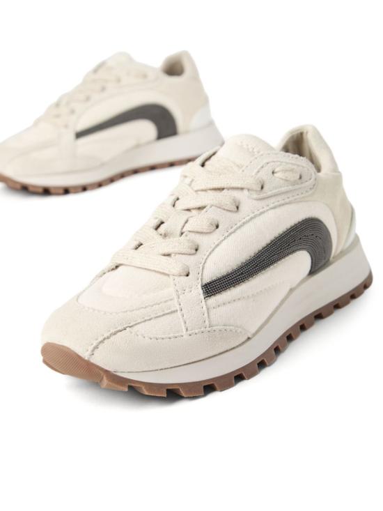 25SS 브루넬로 쿠치넬리 스니커즈 MZSFG2941C6280 WHITE DOM - BRUNELLO CUCINELLI