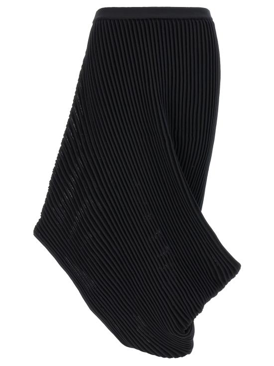 25SS 이세이 미야케 롱 스커트 IM56KG82115 BLACK DOM