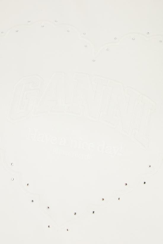 25SS 가니 반팔 티셔츠 T40333683 151 BRIGHT WHITE - GANNI