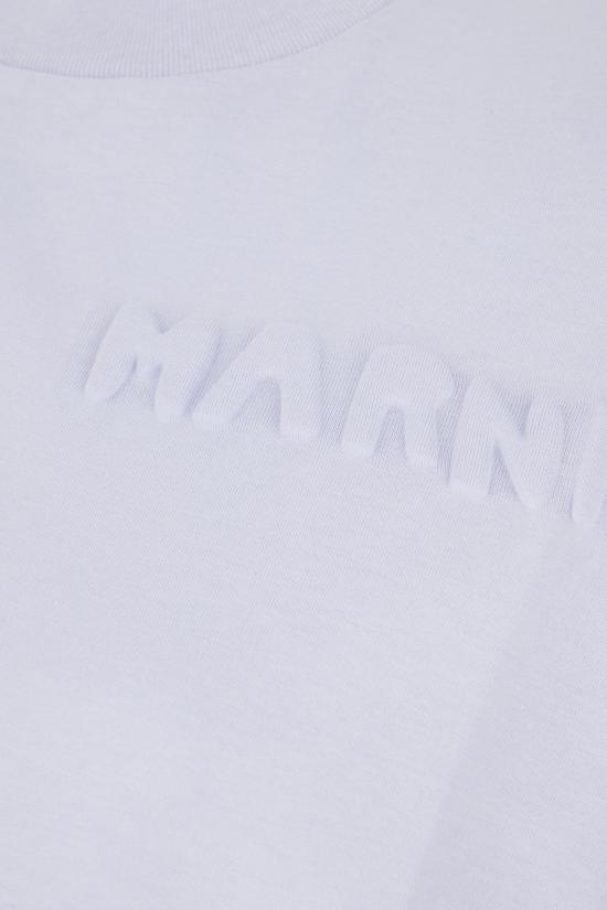  마르니 반팔 티셔츠 THJET49QXUTC017 00B20 ILLUSION BLUE - MARNI