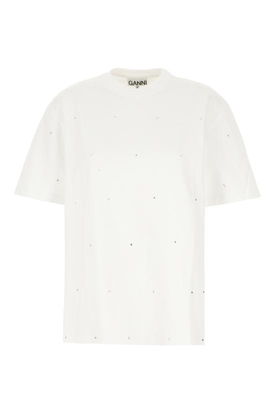 25SS 가니 반팔 티셔츠 T40913683 151 BRIGHT WHITE