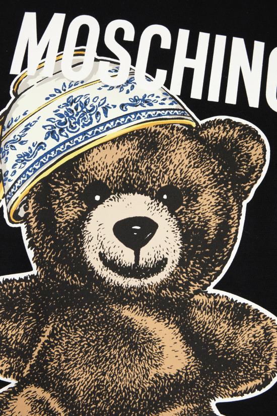 25FW 모스키노 반팔 티셔츠 07165241 1555 FANTASIA NERO - MOSCHINO