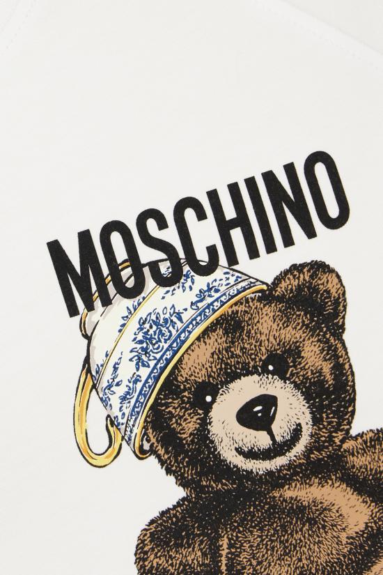 25FW 모스키노 반팔 티셔츠 07255541 1001 FANTASIA BIANCO - MOSCHINO