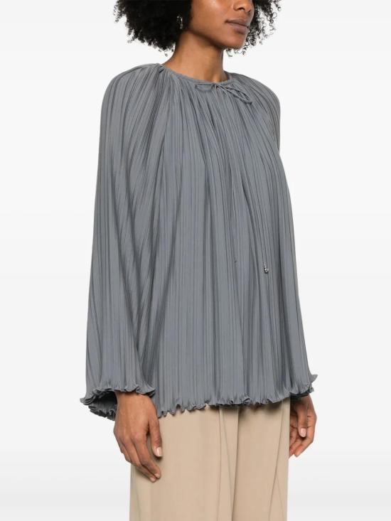 25SS 랑방 블라우스 RWTO00015904P25 M3 STEEL - LANVIN