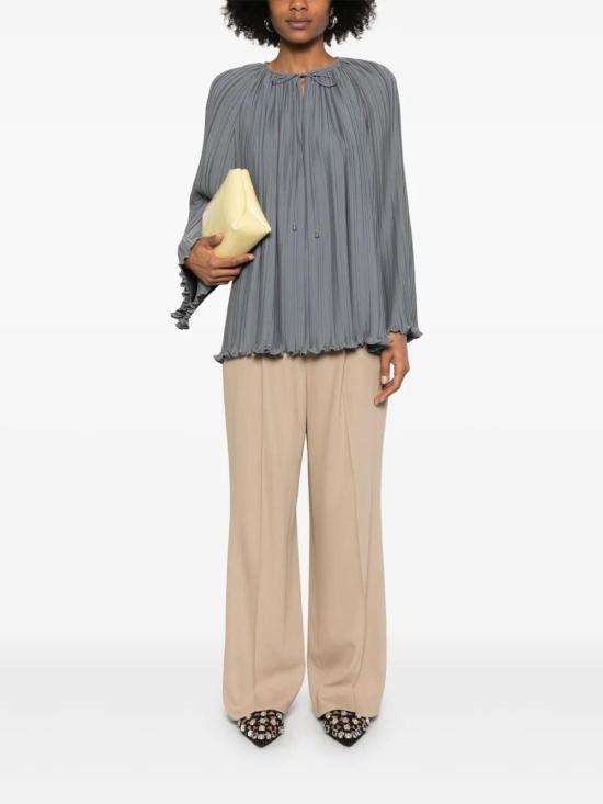 25SS 랑방 블라우스 RWTO00015904P25 M3 STEEL - LANVIN