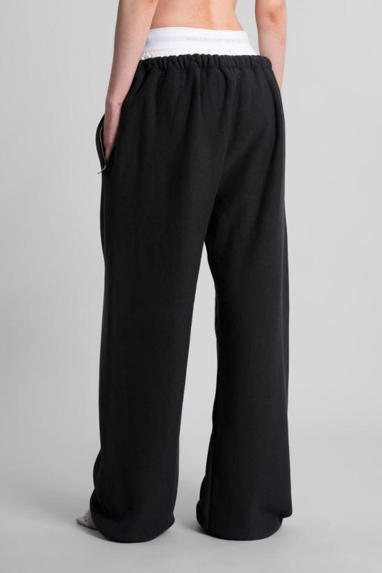 25FW 알렉산더 왕 트레이닝/조거 팬츠 392044 4CC1244349 Black - ALEXANDER WANG