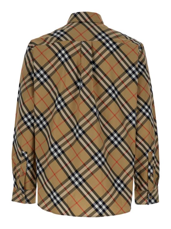 25FW 버버리 체크 긴팔 셔츠  8087634B9368 Beige - BURBERRY