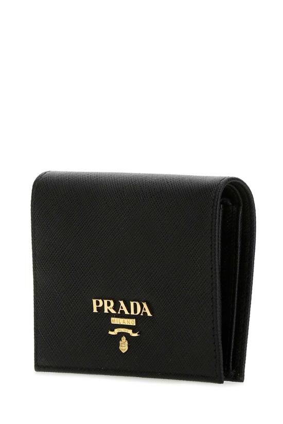 26FW 프라다 스몰 레더 월렛 1MV204QWA F0002 Black - PRADA