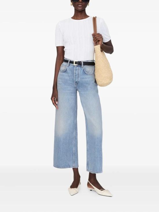 25FW 애니빙 반팔 티셔츠 A0811200 OFW26 OFF WHITE - ANINE BING