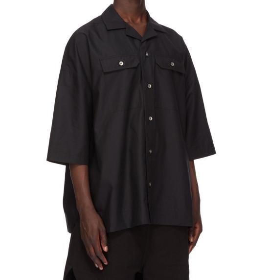 25SS 릭 오웬스 블라우스 DU01E3290CVS 09 BLACK - RICK OWENS