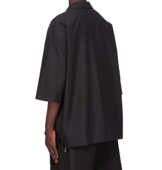 25SS 릭 오웬스 블라우스 DU01E3290CVS 09 BLACK - RICK OWENS