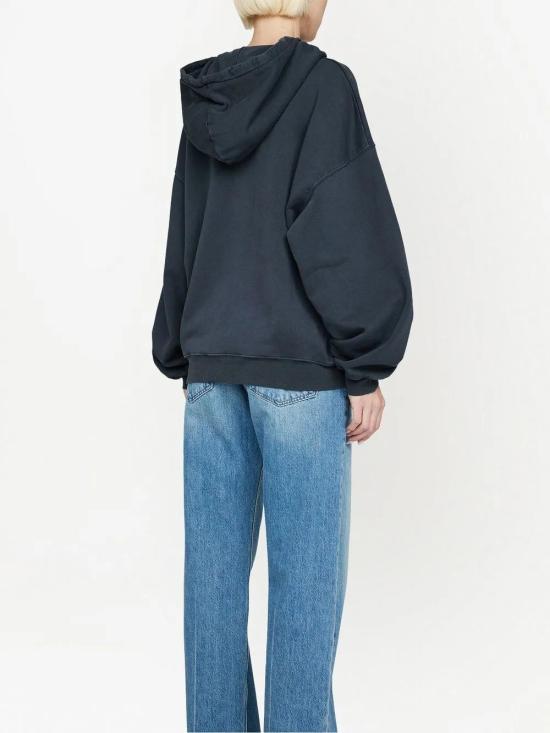 25FW 애니빙 후드 티셔츠 S085185 002 WASHED BLACK - ANINE BING