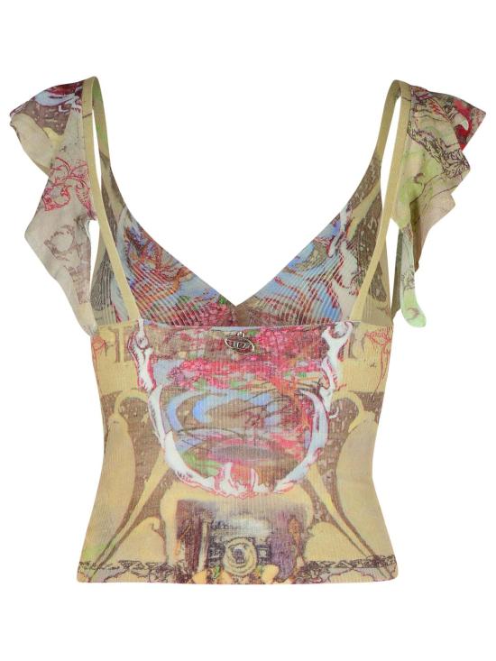 25FW 디젤 민소매 티셔츠 A18872 0AFBZ7FEA Multicolor - DIESEL