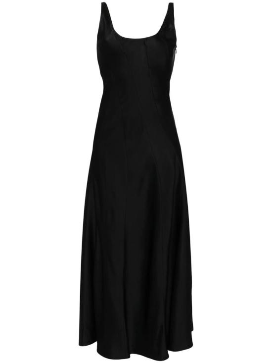 24FW 질샌더 롱 원피스 J02CT0431 J76018 001 Black