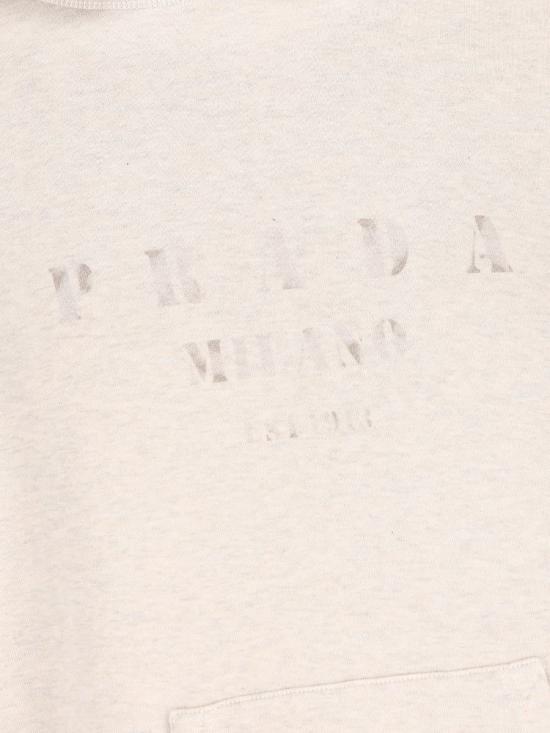 25FW 프라다 후드 티셔츠 UJL38C17IPF0018 AI25 Beige - PRADA