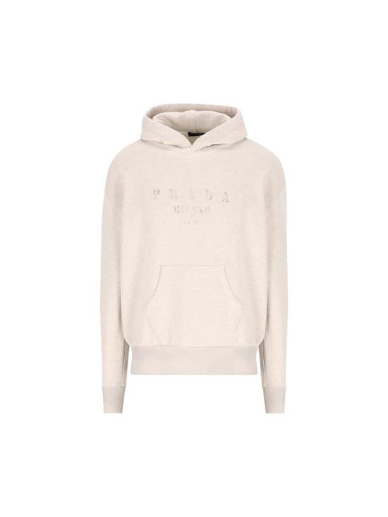 25FW 프라다 후드 티셔츠 UJL38C17IPF0018 AI25 Beige