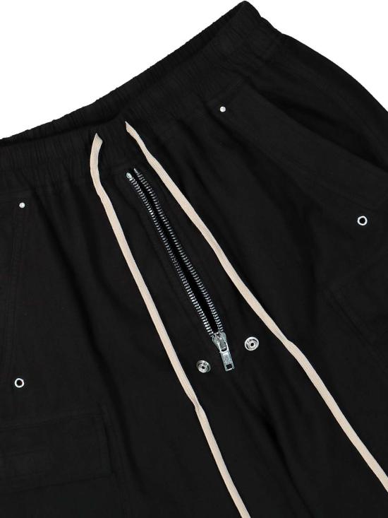  릭 오웬스 트레이닝/조거 팬츠 더블 카고 점보 벨라스 블랙 - RICK OWENS