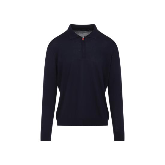 25FW 키톤 폴로 티셔츠 UMK0493K400E NAVY BLUE - KITON