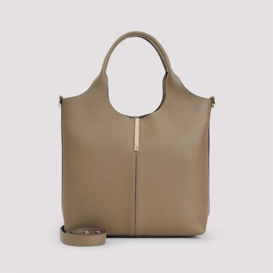 25FW 토즈 토트백 XBWEBRF0200UBL3L26 LENTICCHIA SEPIA - TODS