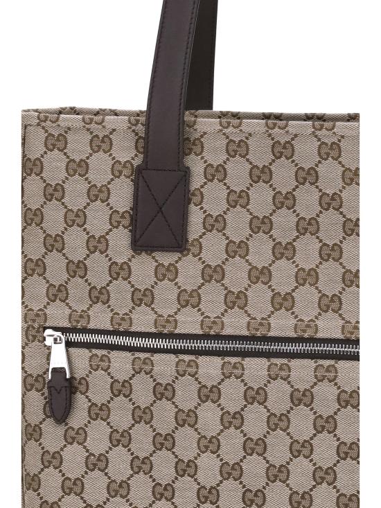 25FW 구찌 캔버스 라지 토트 백 834456FAEPS 9752 BROWN - GUCCI