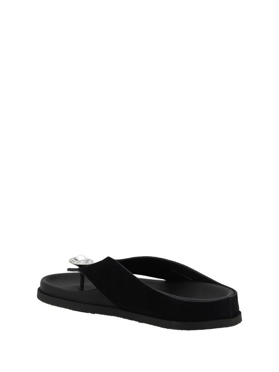 25SS 페드로 가르시아 뮬/슬리퍼 DUNA01 002 BLACK - PEDRO GARCIA