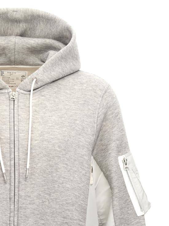 26SS 사카이 긴팔 티셔츠 SCM219381 Gray - SACAI