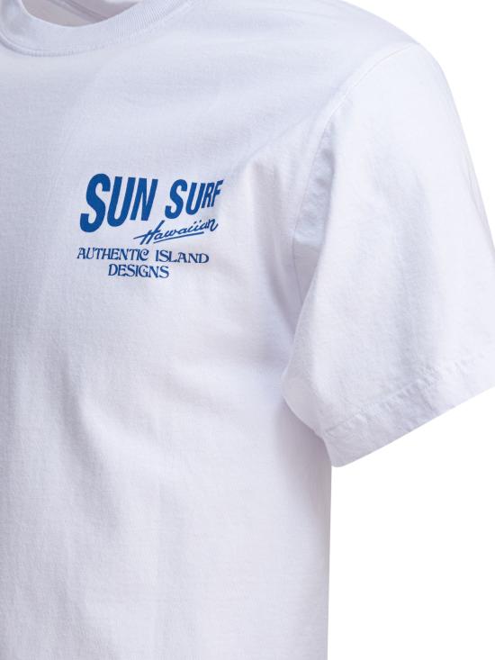 25SS 선서프 반팔 티셔츠 SS79549101 White - SUN SURF