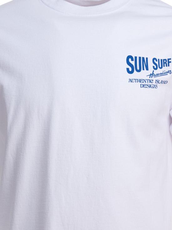 25FW 선서프 반팔 티셔츠 SS79549101 White - SUN SURF