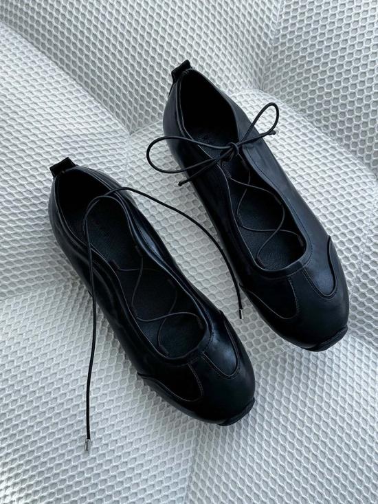  더 엔케이씨 스토어 플랫 슈즈 Nkc 스토어 알마 플랫 블랙 - The NKC Store