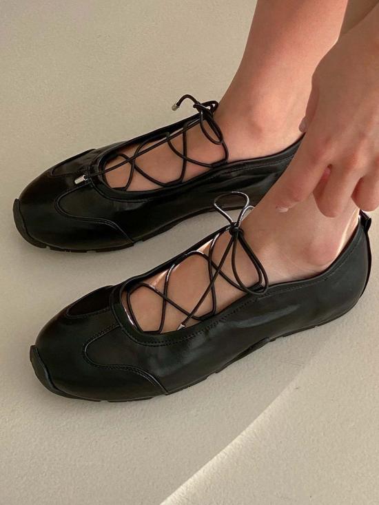  더 엔케이씨 스토어 플랫 슈즈 Nkc 스토어 알마 플랫 블랙