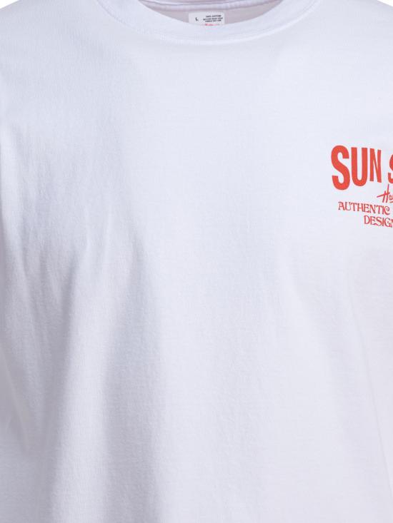25FW 선서프 반팔 티셔츠 SS79550101 White - SUN SURF