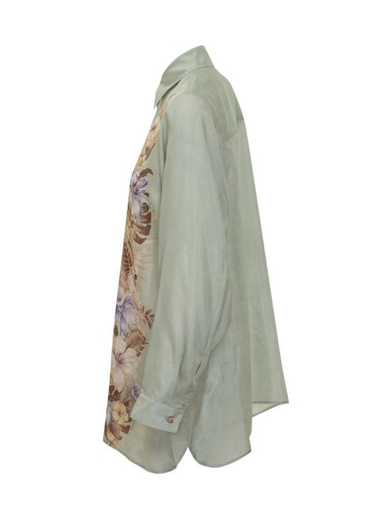 25FW 짐머만 셔츠 3523TSS254 SGMTFL GREEN - ZIMMERMANN