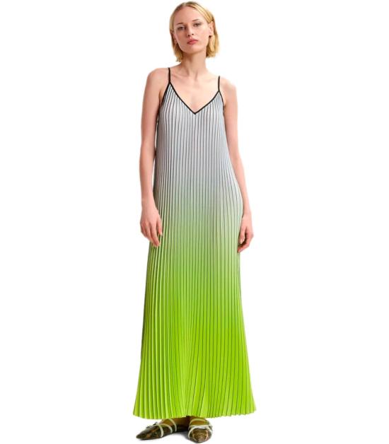 25SS 에센셜앤트워프 롱 원피스 HAURUS H2CT 34 Green - ESSENTIEL ANTWERP