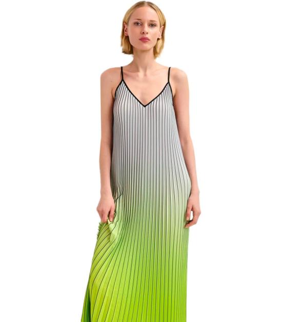 25SS 에센셜앤트워프 롱 원피스 HAURUS H2CT 34 Green - ESSENTIEL ANTWERP