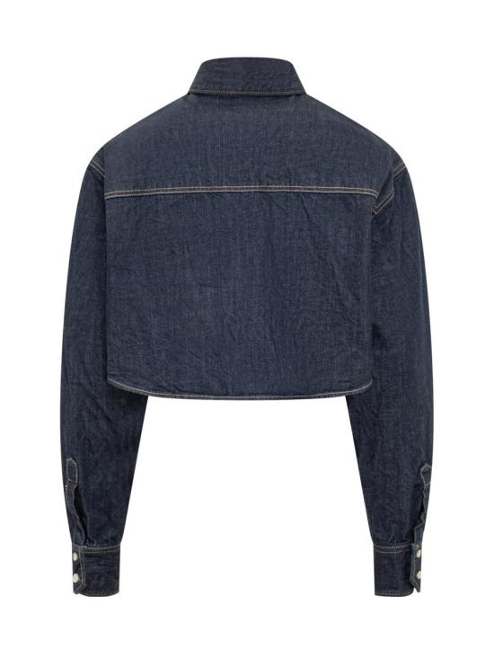 25FW 디스퀘어드2 블라우스 S80DL0030D30011 470 BLUE - DSQUARED2