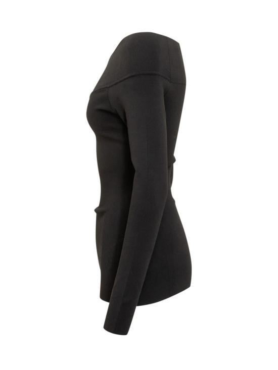 25FW 스텔라 맥카트니 탑 6K10683S2543 1000 Black - STELLA MCCARTNEY