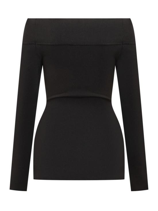 25FW 스텔라 맥카트니 탑 6K10683S2543 1000 Black - STELLA MCCARTNEY