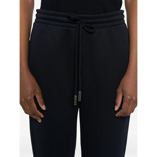 25FW 몽클레어 로고 패치 코튼 스웨트팬츠 89B0Q 8H000 06 778 BLUE - MONCLER