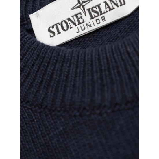 25FW [키즈] 스톤 아일랜드 풀오버 165100002 S00M1 V0020 BLUE - STONE ISLAND