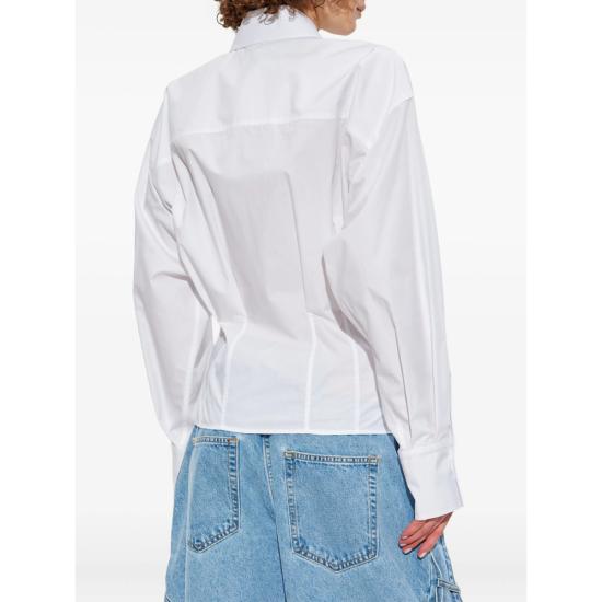 25FW 디 아티코 셔츠 251WCH00043 CCC052AA 001 WHITE - THE ATTICO