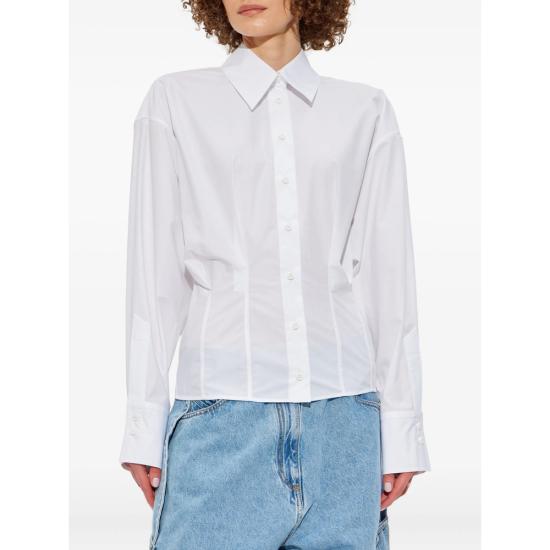 25FW 디 아티코 셔츠 251WCH00043 CCC052AA 001 WHITE - THE ATTICO