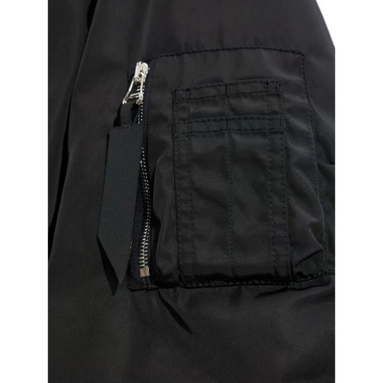 25FW 디 아티코 봄버 자켓 251WCB00070 PLL001AA 100 BLACK - THE ATTICO