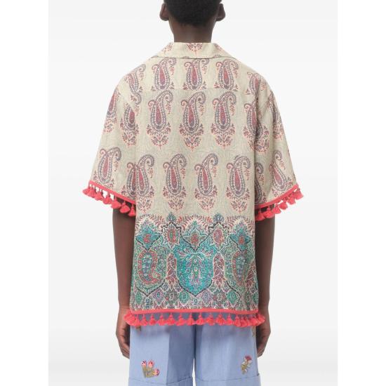 25FW 발렌티노 가라바니 반팔 셔츠 7V3AA111B07 DRG WHITE - VALENTINO GARAVANI