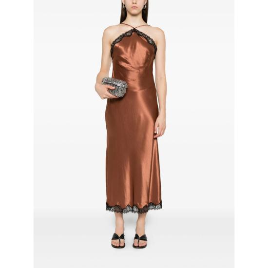 25FW 릭소 롱 원피스 HARLAN BRONZ BROWN - RIXO