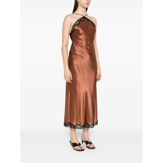 25FW 릭소 롱 원피스 HARLAN BRONZ BROWN - RIXO