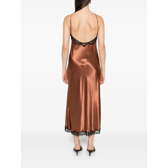 25FW 릭소 롱 원피스 HARLAN BRONZ BROWN - RIXO