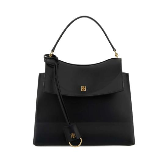 25SS 발렌시아가 나노 미디움 핸드백 829293 2ABTZ 1000 BLACK
