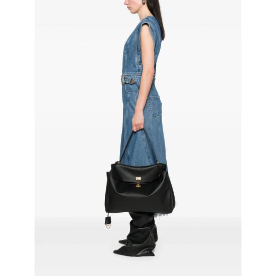 25SS 발렌시아가 로데오 라지 핸드백 789744 2ABV5 1000 BLACK - BALENCIAGA