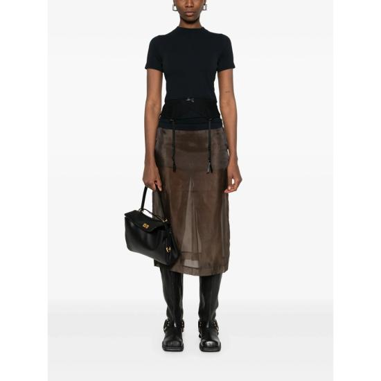 25SS 발렌시아가 란제리 티셔츠 828869 TNVB2 1083 BLUE - BALENCIAGA